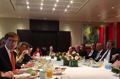 Atlantik-Brücke Delegation visits German Ambassador in Washington